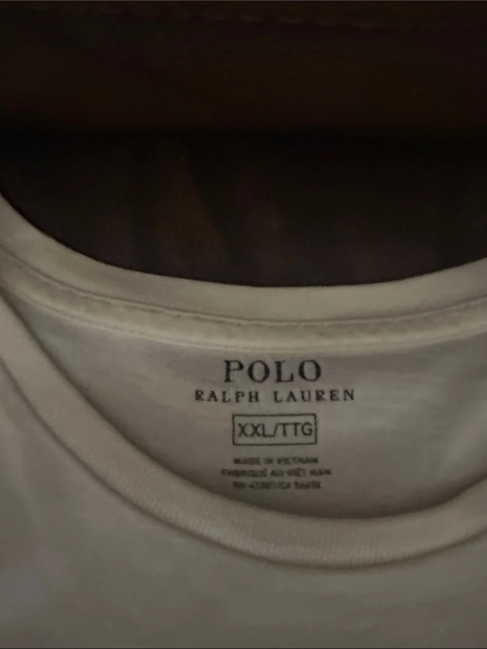 Polo by Ralph Lauren White Short Sleeve Crewneck with Navy Pony